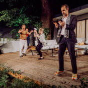 Eskalationsstufe 1 (M. Tomczyk, A. Barth, D. Gantner, F. Hohnloser) Foto: ThS by Geronimo Schmidt