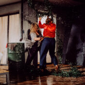 Wasserschlacht (D. Gantner, A. Barth) Foto: ThS by Geronimo Schmidt