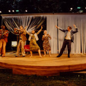 Hedda Gabler Tanzszene (E. Baumann, M. Hecht, A. Pircher, J. Bönsch, M. Peters) Foto: ThS by Geronimo Schmidt