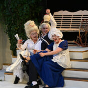 Königspaar mit Cecile (A. Marinescu, K. Zinser, J. Bönsch) Foto: ThS by Torsten Volk